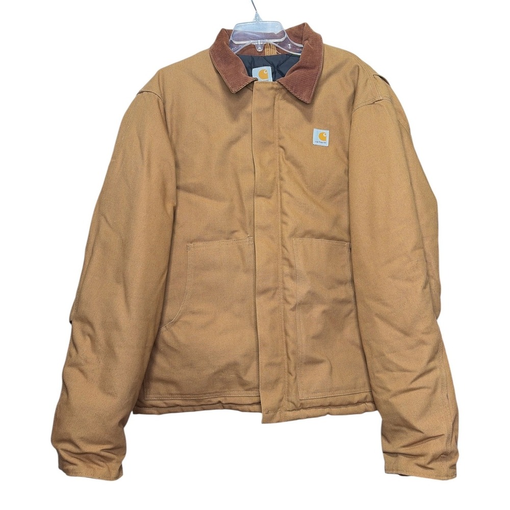 Vintage 2004 Carhartt J02 BRN Arctic Jacket Brown Duck Canvas Mens 44 Tall USA